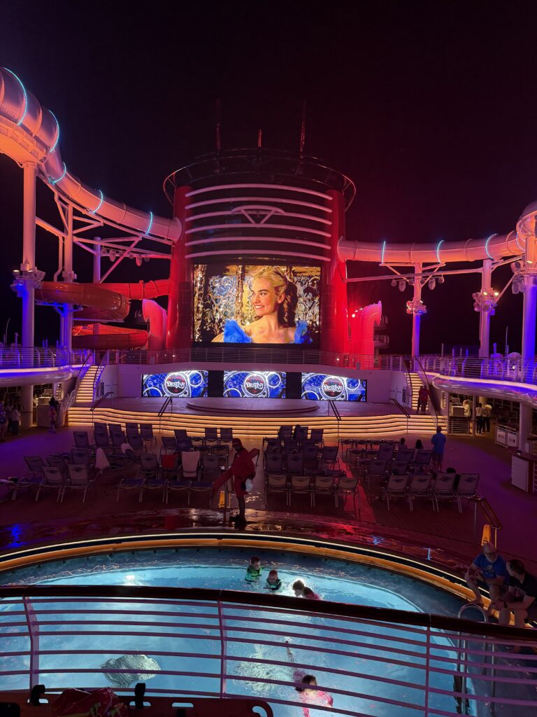 Disney Destiny Pool and deck